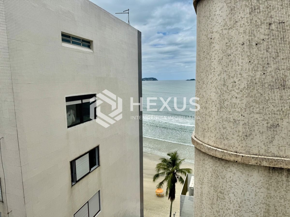 Foto 2 de Apartamento frente mar com vista mar no Jardim Astúrias, Guarujá