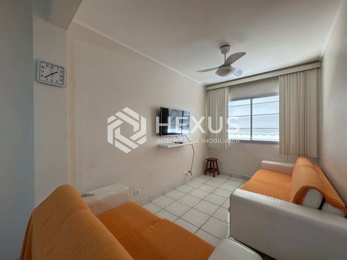 Foto 5 de Apartamento com varanda e lazer a 300m da praia na Enseada, Guarujá