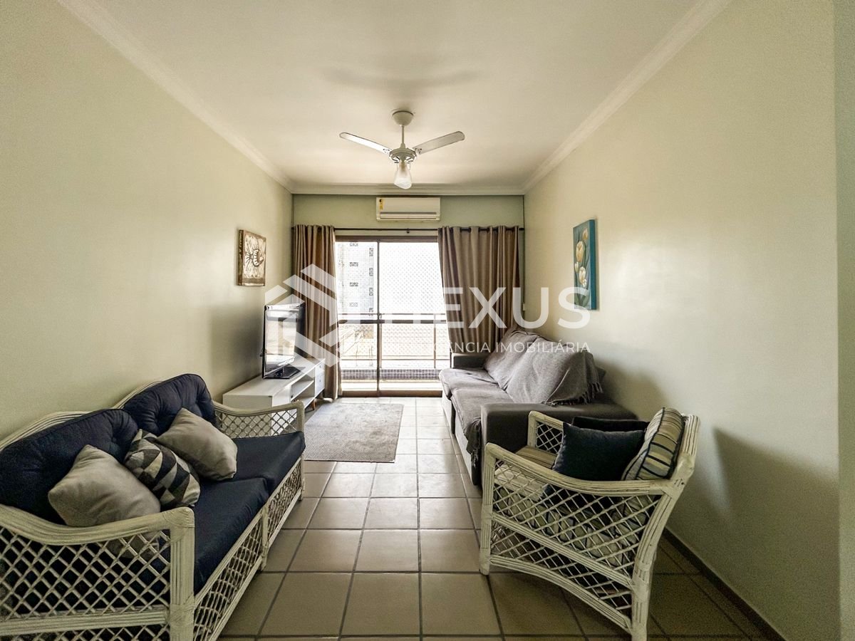Foto 2 de Apartamento com varanda e lazer a 400m da praia na Enseada, Guarujá