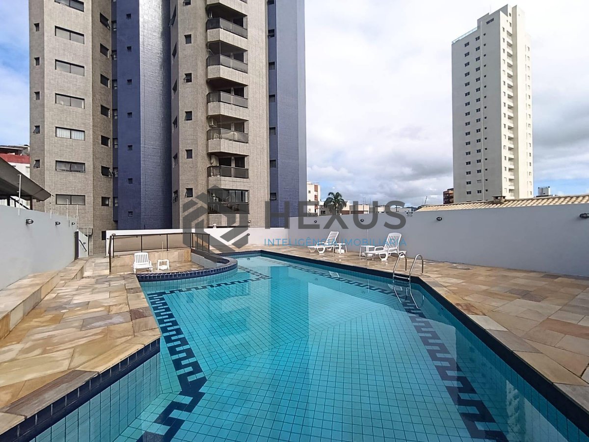 Foto 25 de Apartamento com varanda vista mar e lazer na Enseada, Guarujá