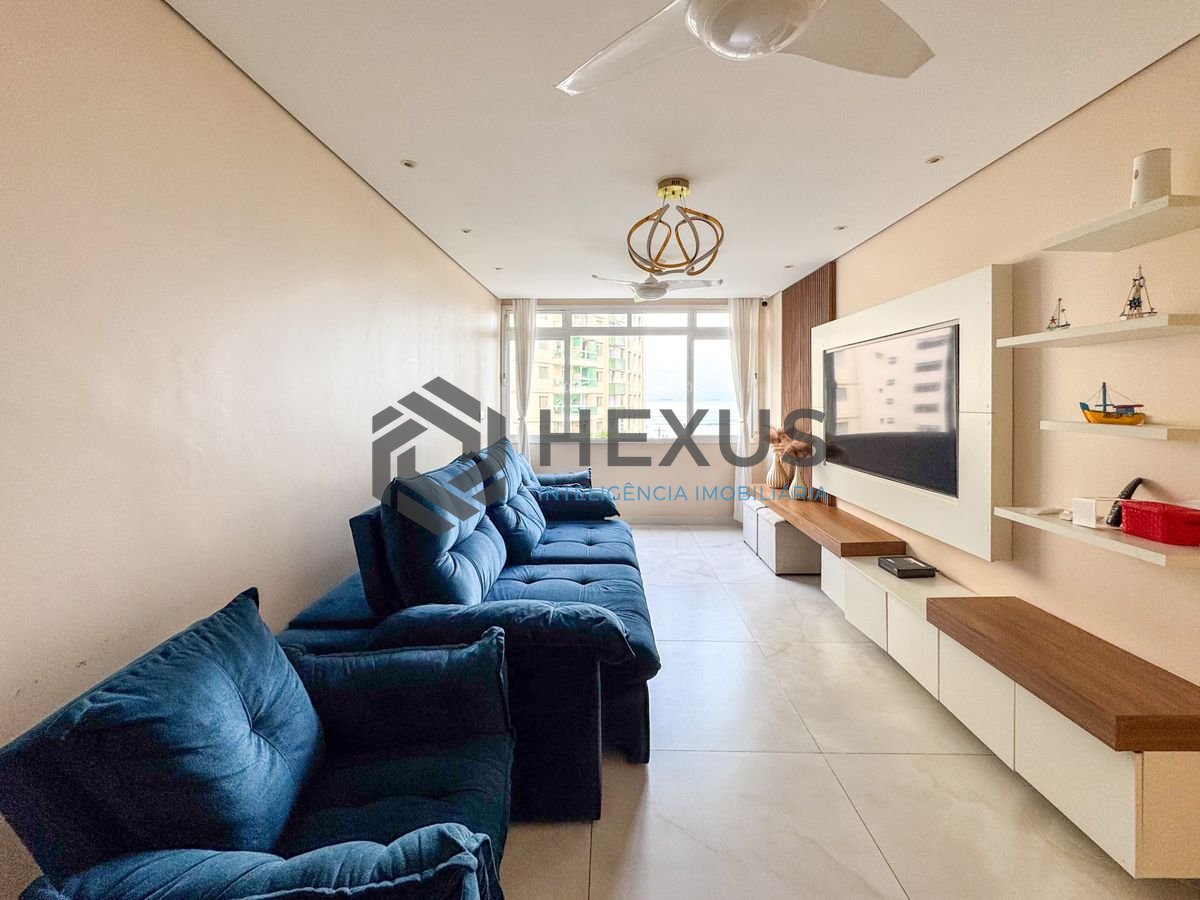 Foto 4 de Apartamento beira mar com vista mar nas Pitangueiras, Guarujá