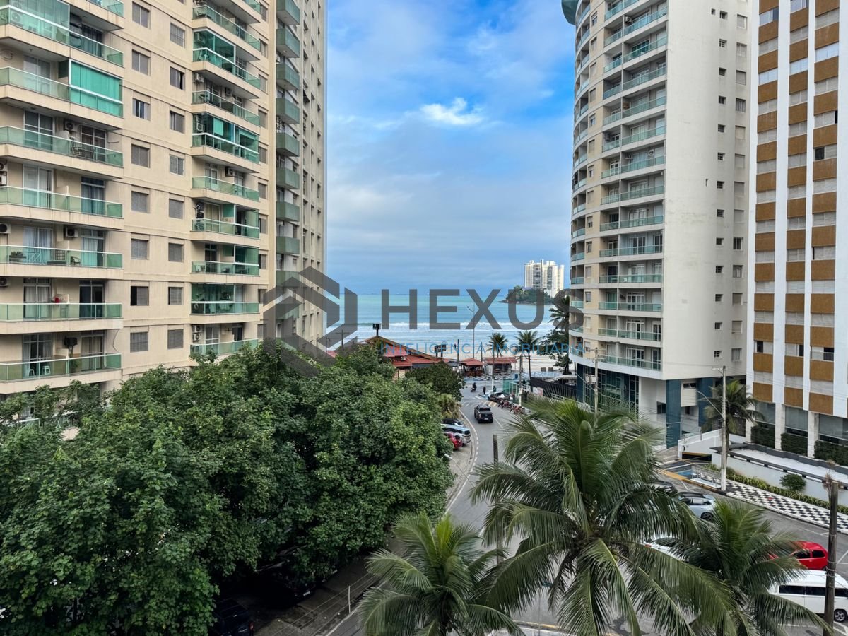 Apartamento beira mar com vista mar nas Pitangueiras, Guarujá
