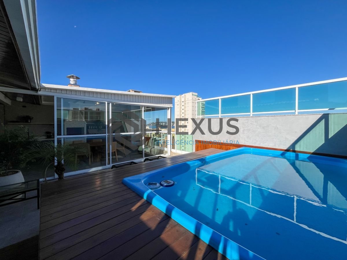 Foto 4 de Cobertura Duplex com varanda gourmet vista mar e lazer na Enseada, Guarujá