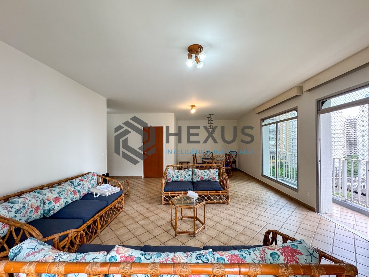 Foto 7 de Apartamento com varanda vista mar e lazer a 1 quadra da praia nas Pitangueiras, Guarujá