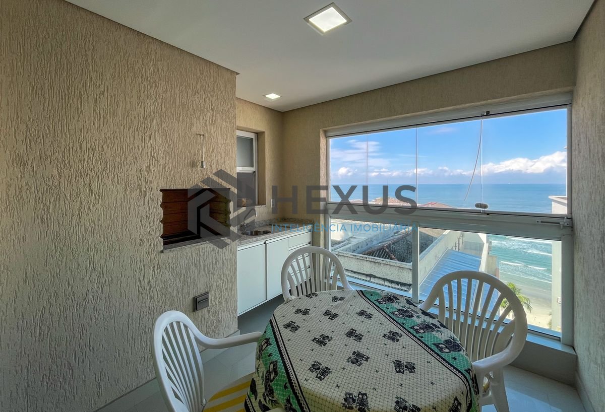 Foto 6 de Apartamento frente mar com varanda gourmet vista mar e lazer nas Pitangueiras, Guarujá
