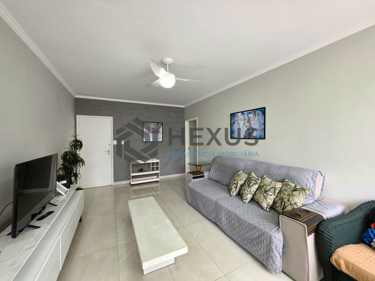 Foto 5 de Apartamento reformado com varanda vista mar a 1 quadra da praia nas Pitangueiras, Guarujá