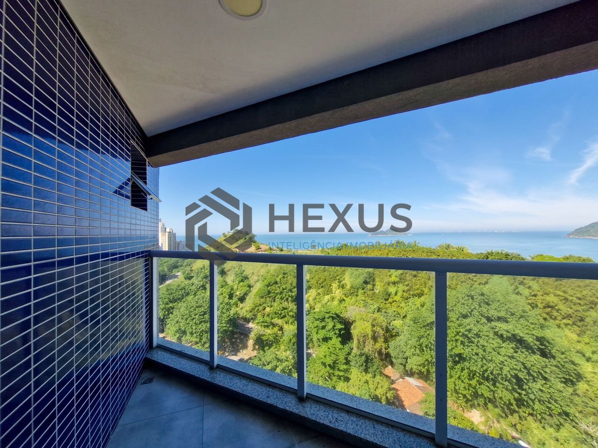 Foto 17 de Apartamento com varanda gourmet vista mar e lazer na beira mar no Jardim Astúrias, Guarujá