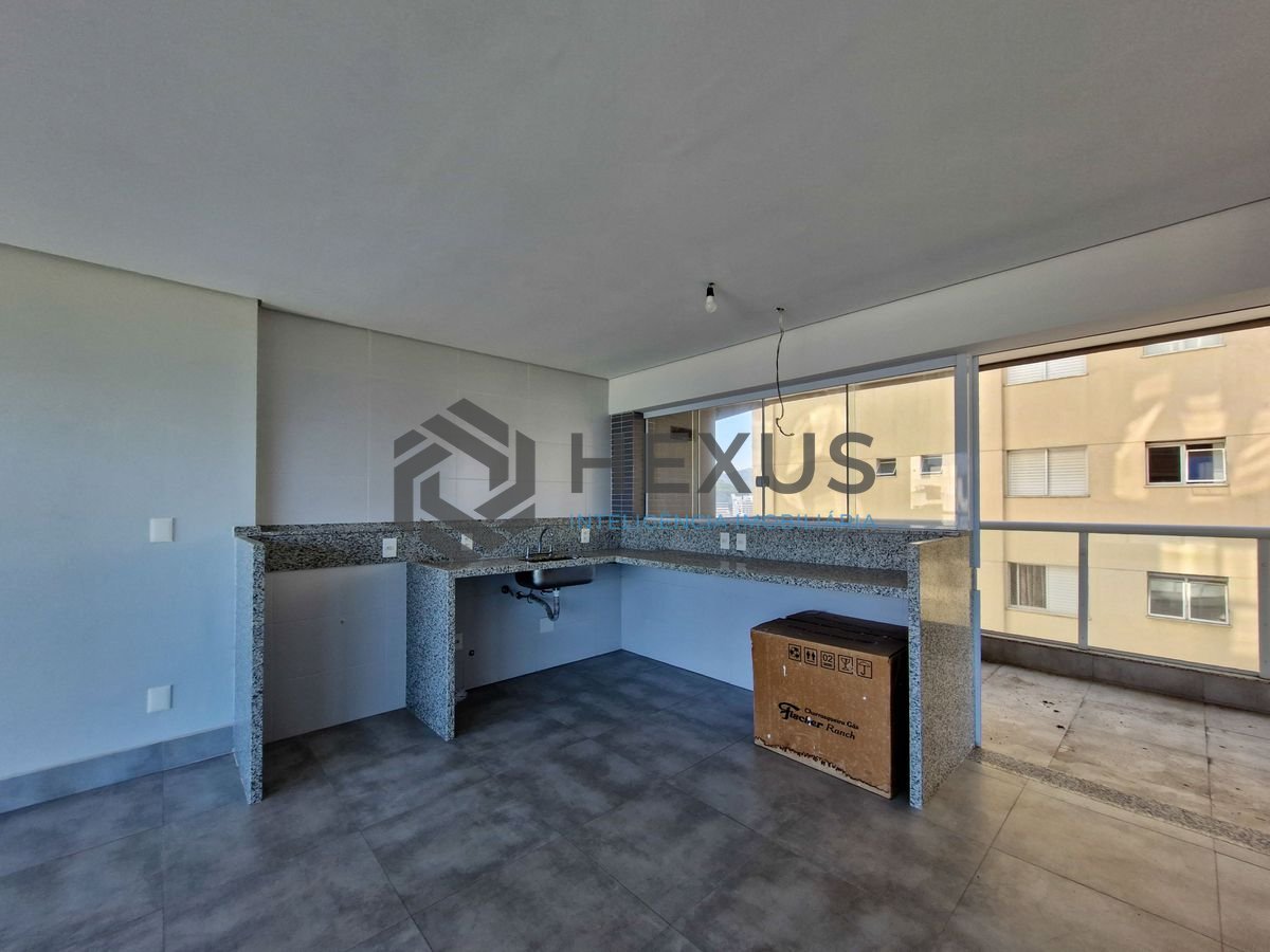 Foto 9 de Apartamento com varanda gourmet vista mar e lazer na beira mar no Jardim Astúrias, Guarujá