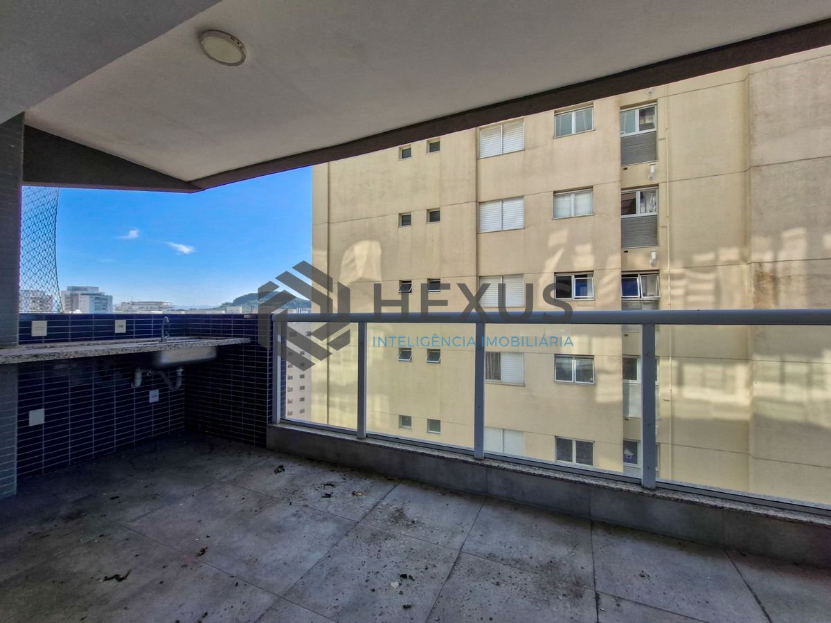 Foto 10 de Apartamento com varanda gourmet vista mar e lazer na beira mar no Jardim Astúrias, Guarujá