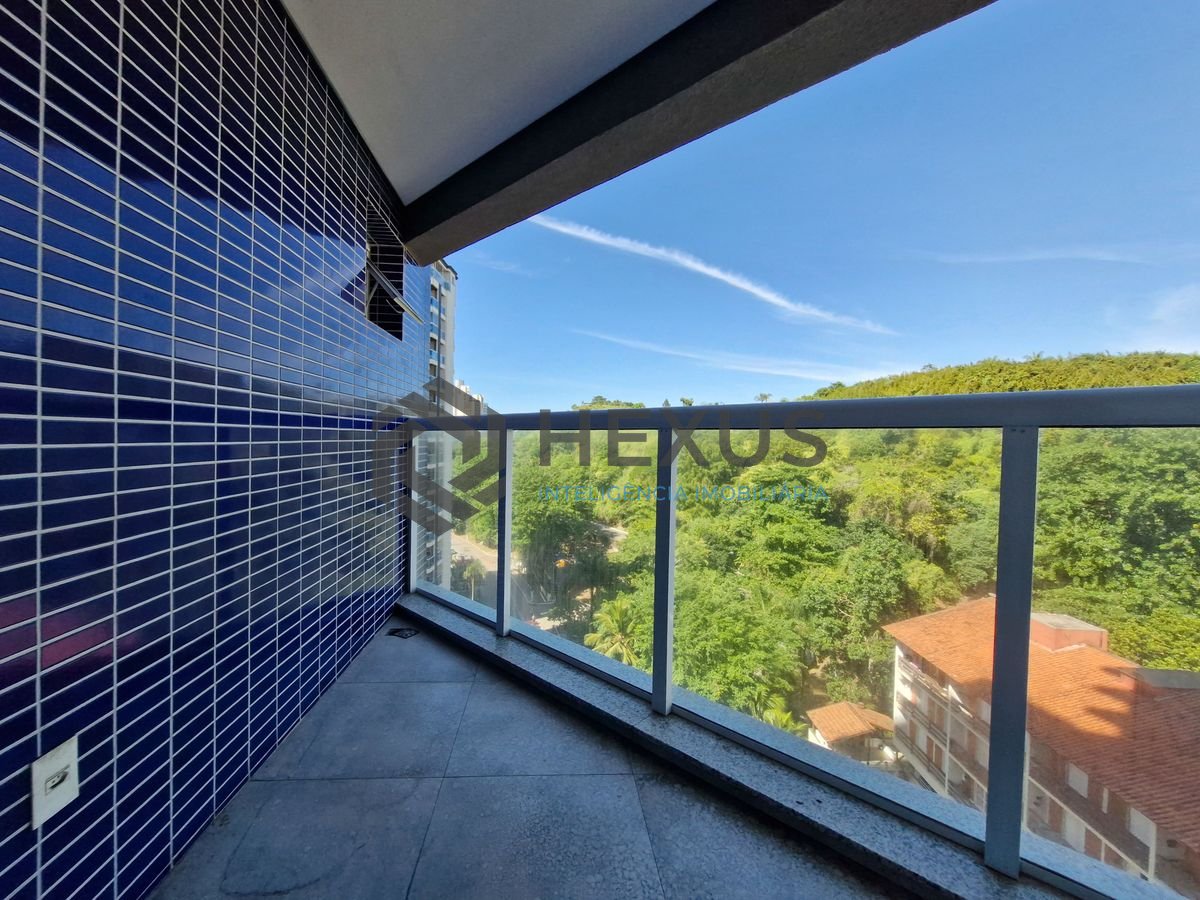 Foto 17 de Apartamento com varanda gourmet vista mar e lazer na beira mar no Jardim Astúrias, Guarujá