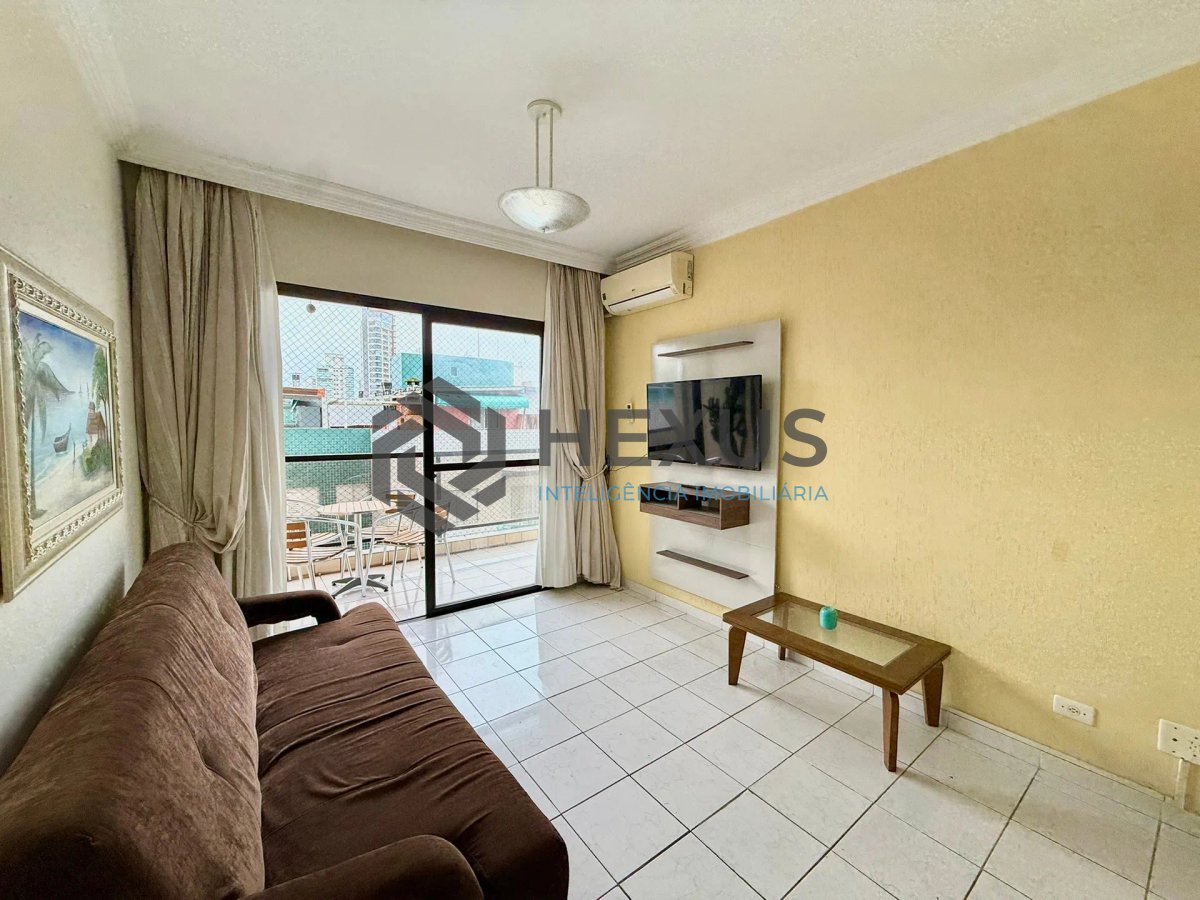 Foto 6 de Apartamento com varanda e lazer a 400m da praia na Enseada, Guarujá