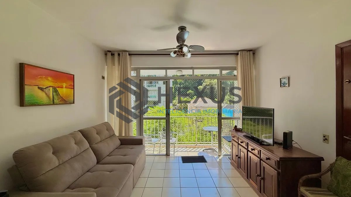 Foto 4 de Apartamento com varanda e lazer a 150m da praia na região da Barra Funda nas Pitangueiras, Guarujá