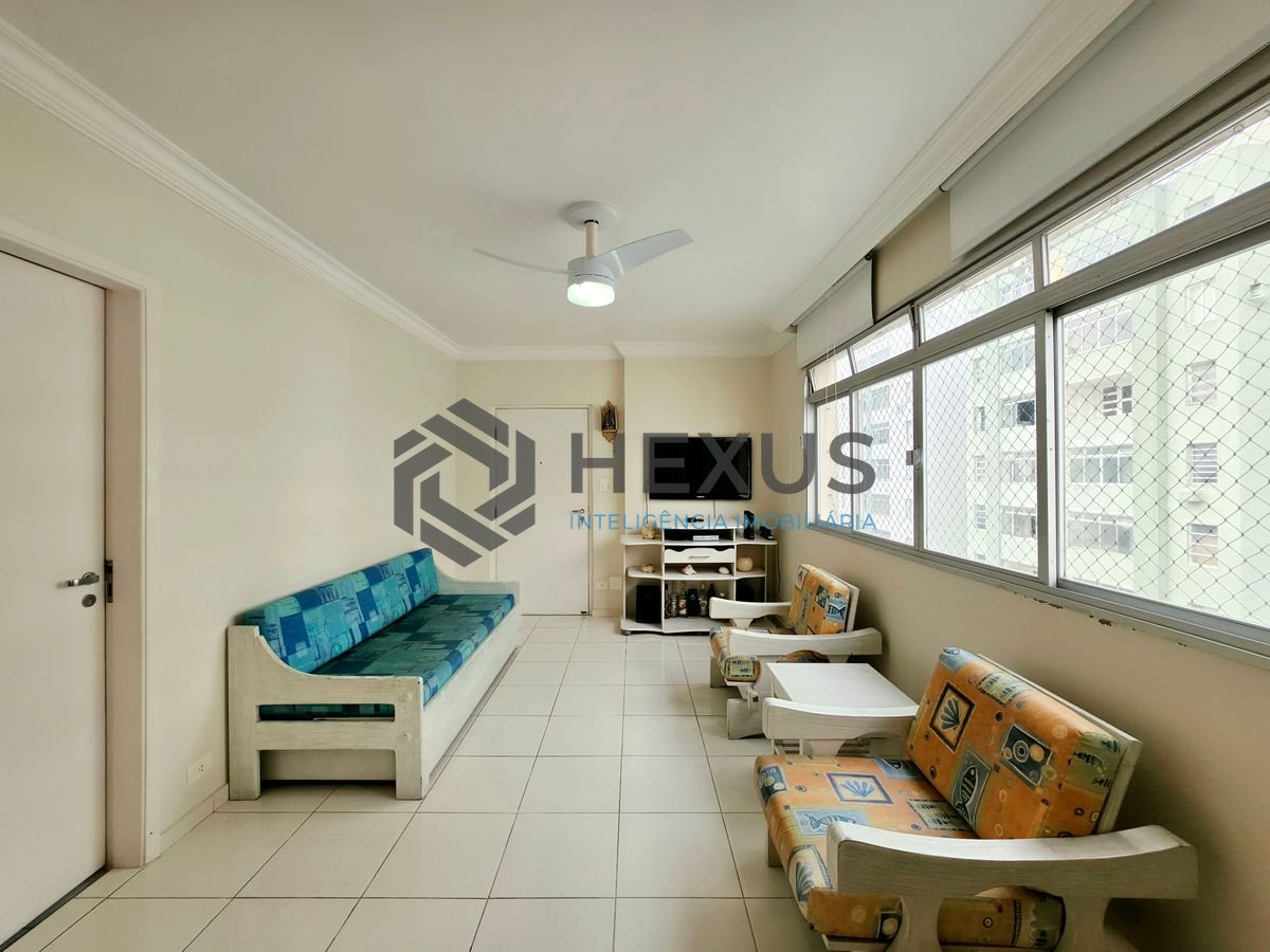 Foto 3 de Apartamento a 1 quadra da praia nas Pitangueiras, Guarujá