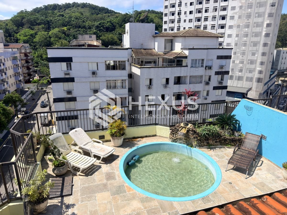Foto 5 de Cobertura com varanda e lazer a 400m da praia no Jardim Astúrias, Guarujá