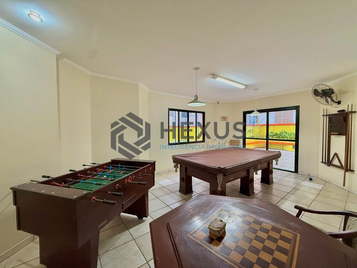 Foto 34 de Apartamento com varanda gourmet vista mar e lazer a 250m da praia na região do Tortugas na Enseada, Guarujá