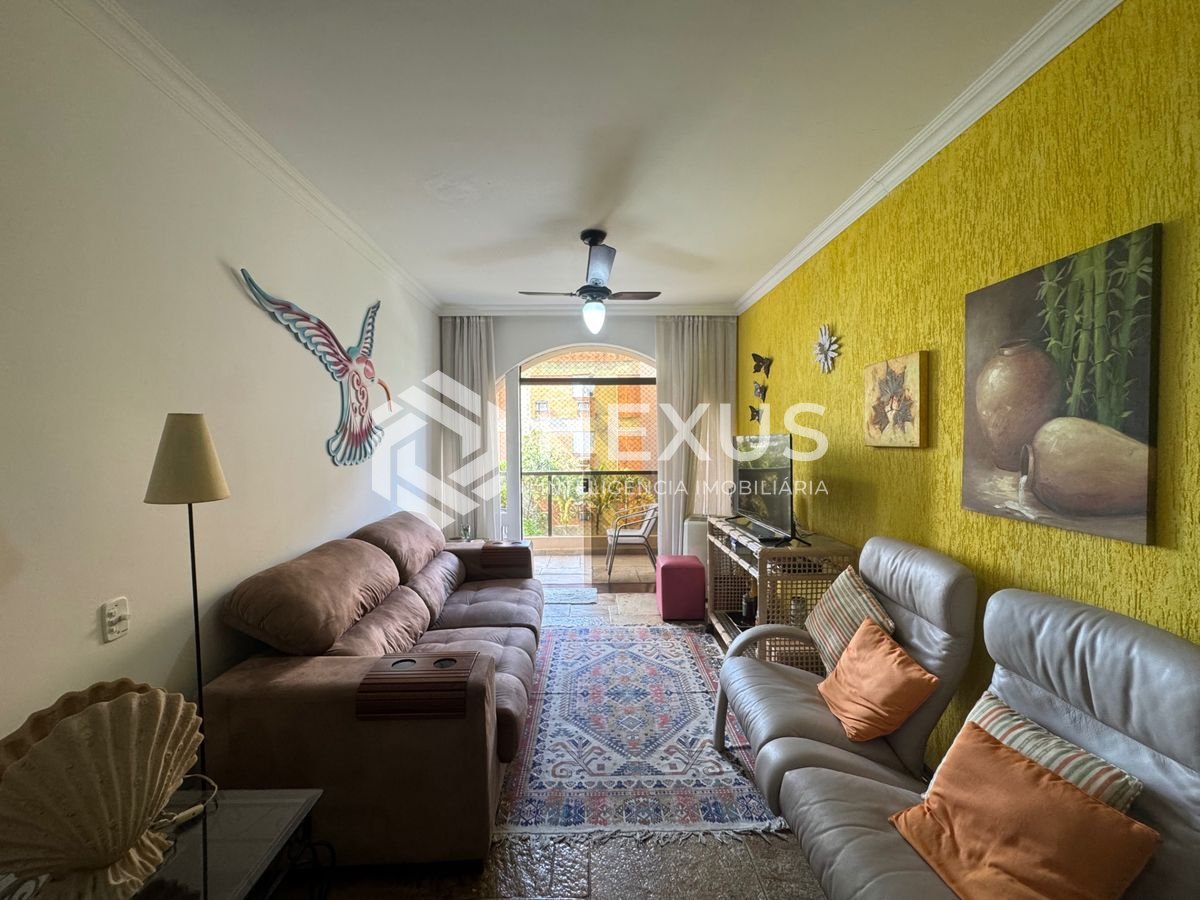 Foto 3 de Apartamento com varanda e lazer a 350m da praia na Enseada, Guarujá
