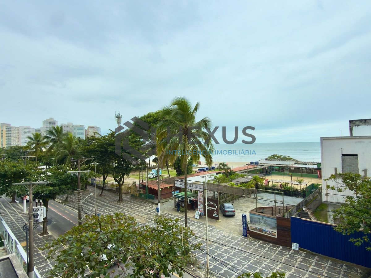 Apartamento frente mar com varanda vista mar nas Pitangueiras, Guarujá